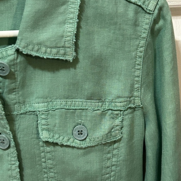 LIKE NEW! Women's Tommy Bahama Palms Linen Jacket - XS - Picture 7 of 15